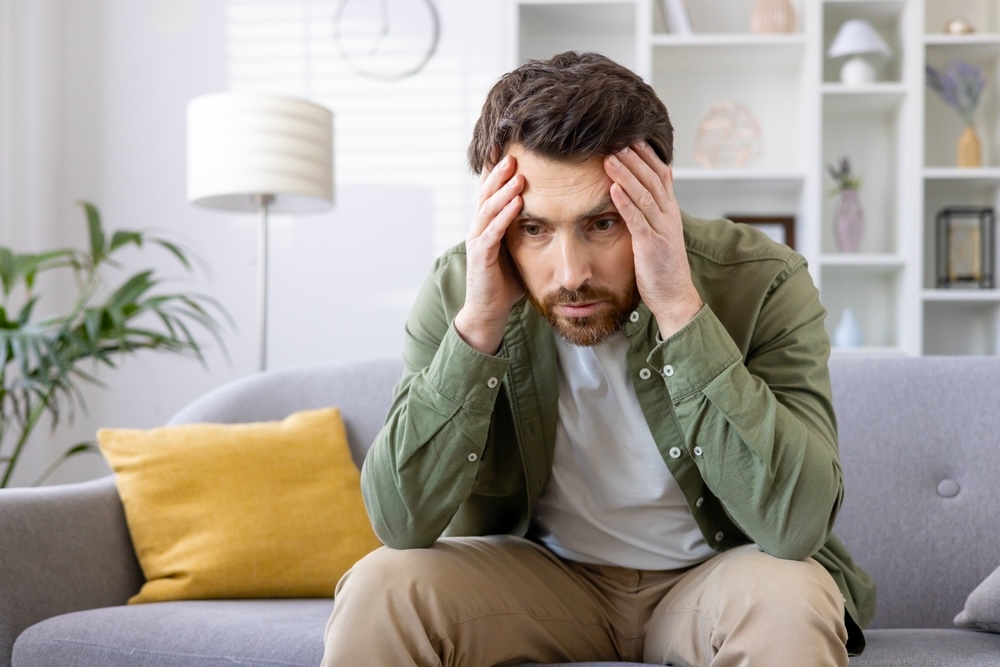 Man looking anxious about a urine drug test for crack cocaine