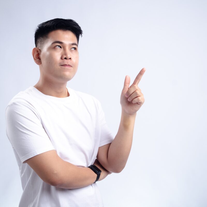 Man in white shirt thinking if you can overdose on gabapentin